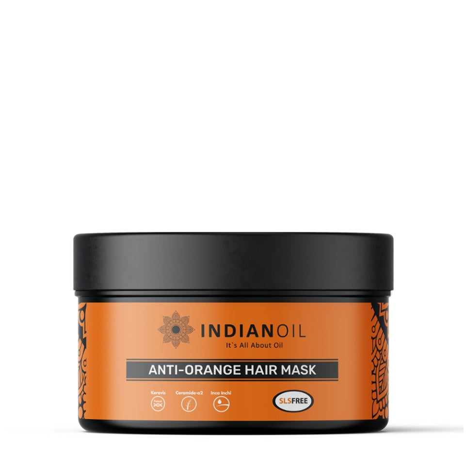 מסכה לנטרול גוונים כתומים בלתי רצויים בשיער צבוע