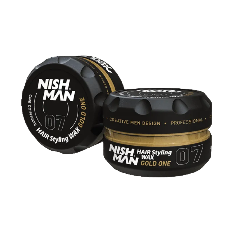 ווקס לעיצוב שיער נישמן - 150 מ"ל 07 Nishman Gold One