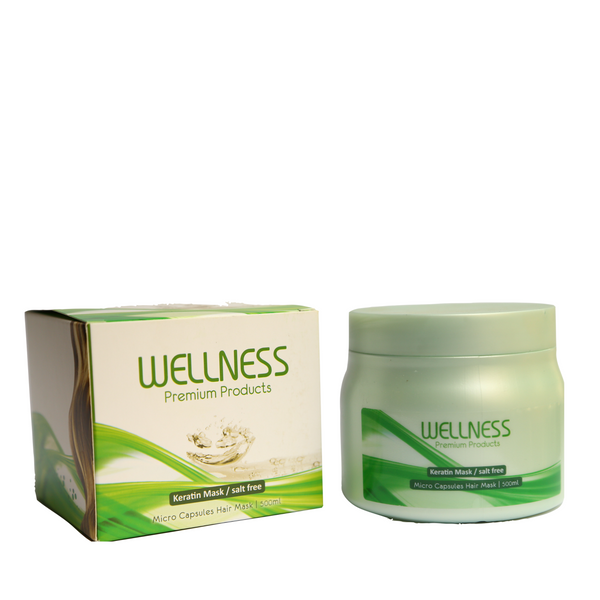 מסכת קרטין מיקרוקפסולות ללא מלחים | 500 מ"ל | Wellness