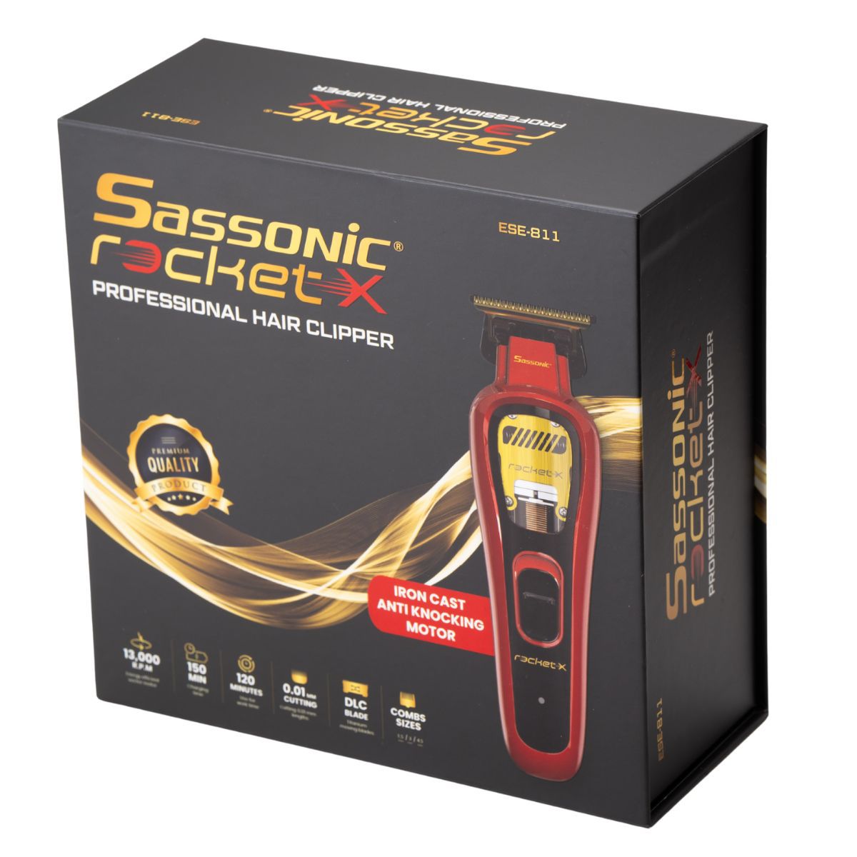 מכונת התספורת המקצועית Sassonic Rocket X ESE-811