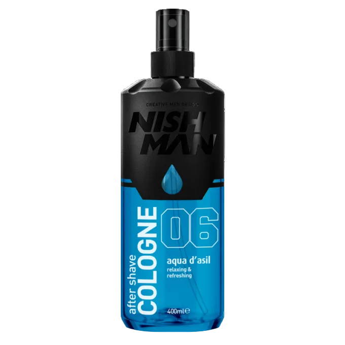 אפטר שייב נישמן -  400 מ"ל 06 Nishman Aqua D’asil