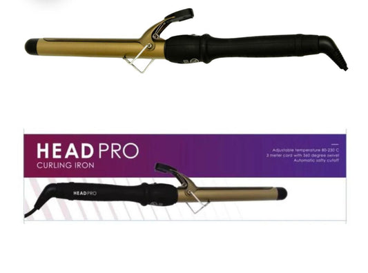 מסלסל שיער קרמי מקצועי של המותג Head Pro.
